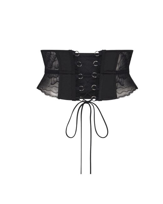 Lunatic Femme Black Butterfly Waist Cincher-Corset-Collar-Bandeau
