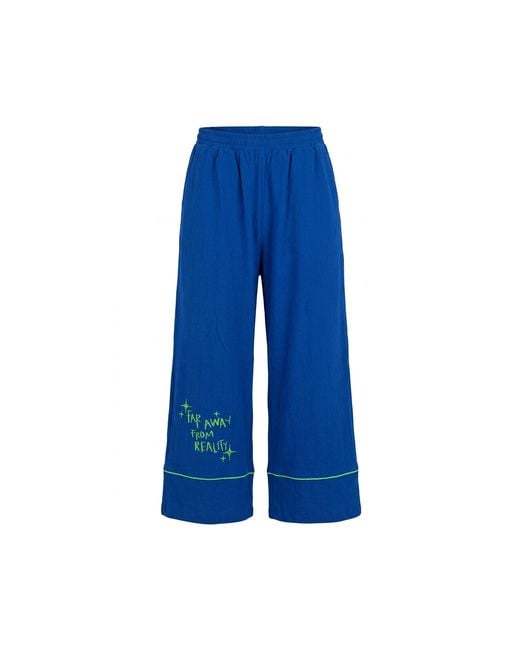 King Naked Blue Away From Reality Trousers