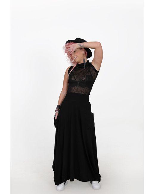 Yogi8Apparel Black Maxi Skirt