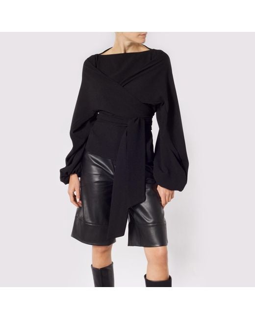 Meem Label Black Riley Top
