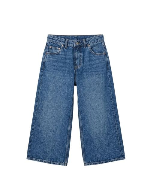 Dr. Denim Blue Dace Mid Wide Capri