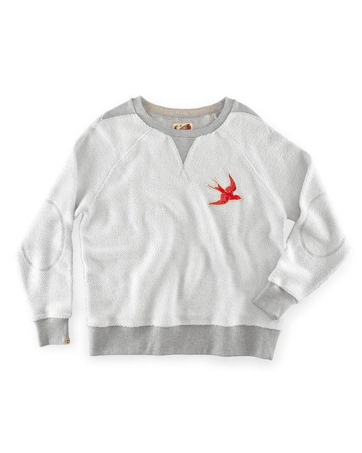 &SONS Trading Co Gray Damsons Swoop Sweatshirt Raw