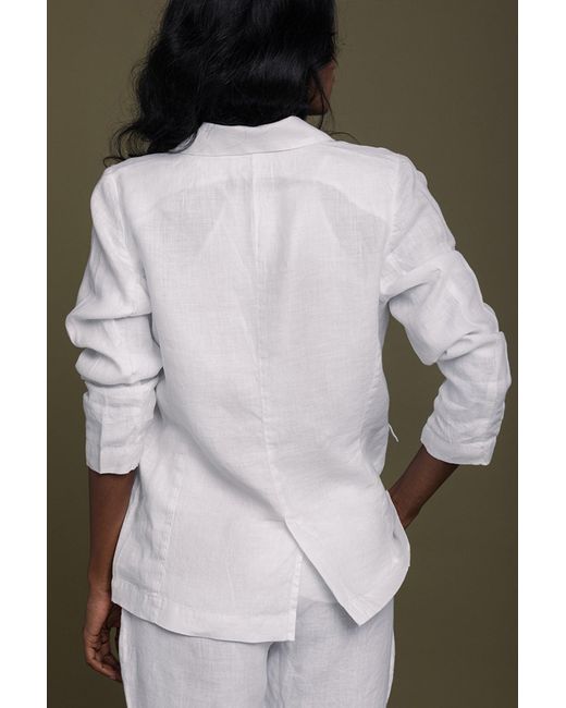 REISTOR White The She's Everything Hemp Blazer