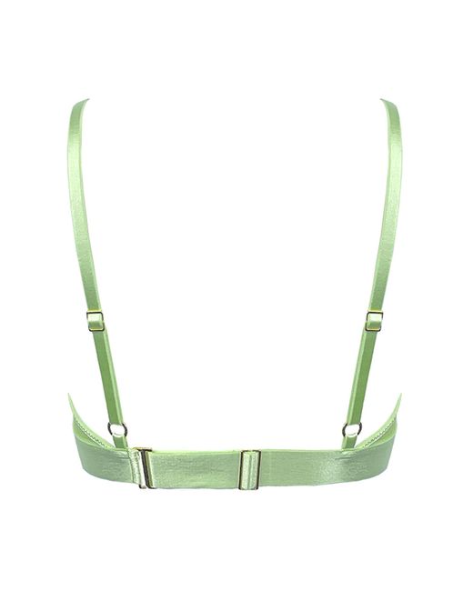 Somewhere Never Green Disco Deco Triangle Bralette