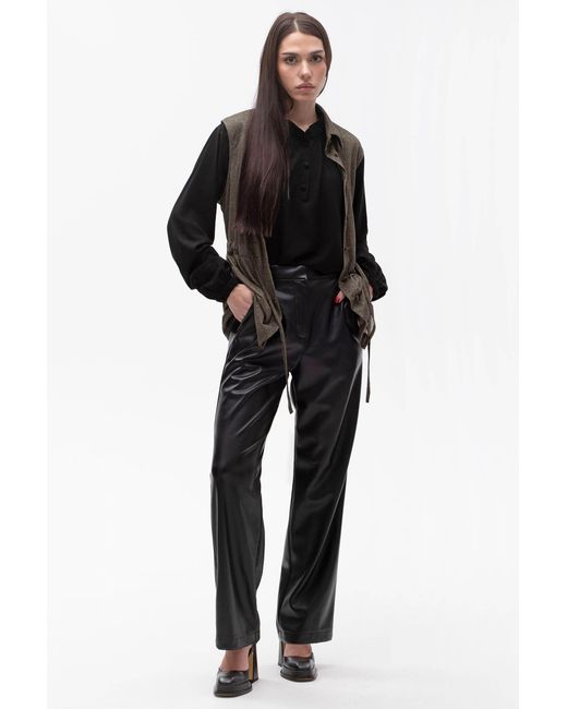 Maison Bogomil Brown Drawling Glittery Vest
