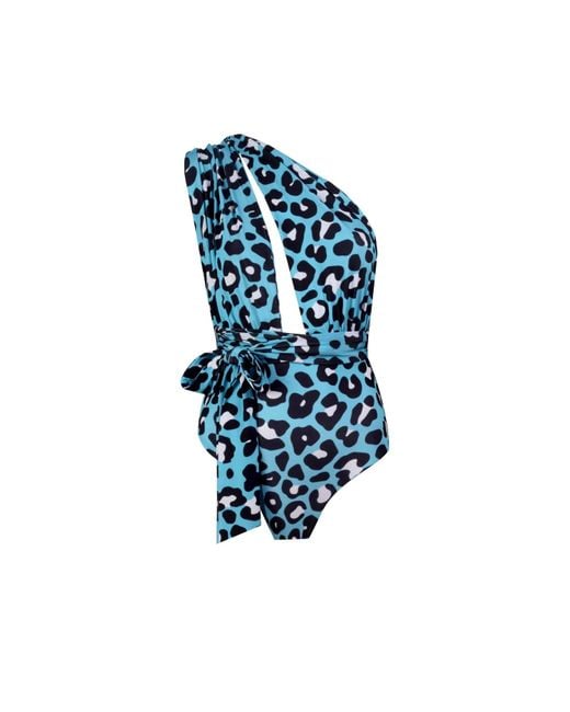 Nur Karaata Blue Leo Swimsuit