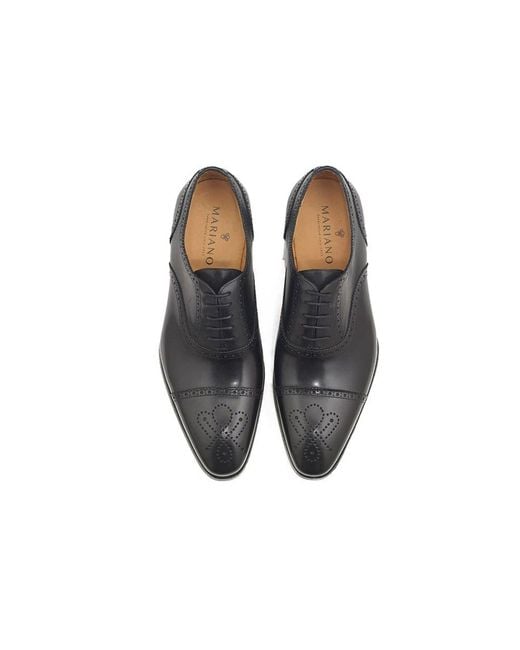 Mariano Shoes Black Montemor Oxford for men
