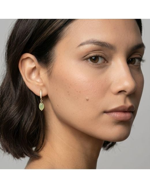 Uchi and Soto Metallic Nekomeishi Cats Eye Earrings