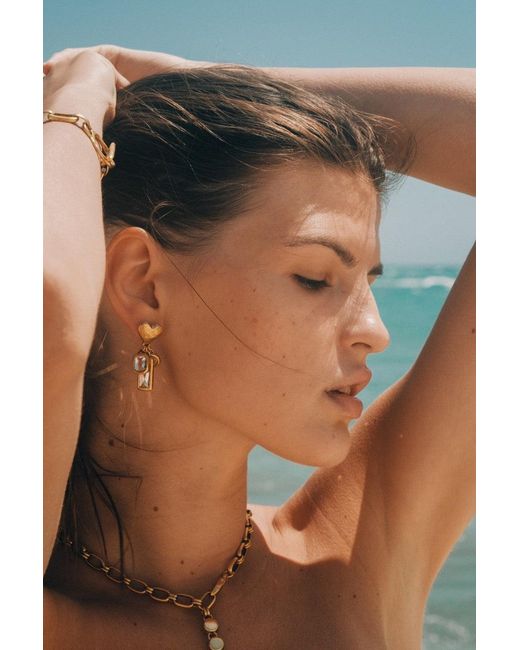 Sccollection Green Stevie Star & Heart Earrings