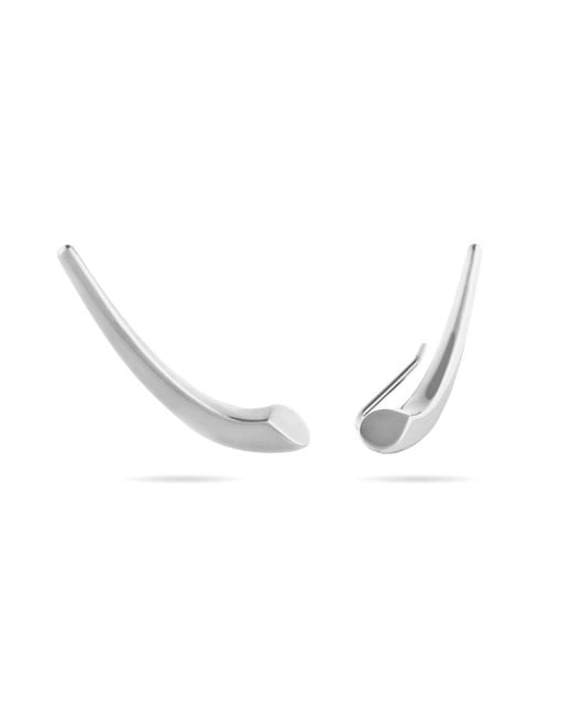 Meulien Metallic Waterdrop Ear Climber