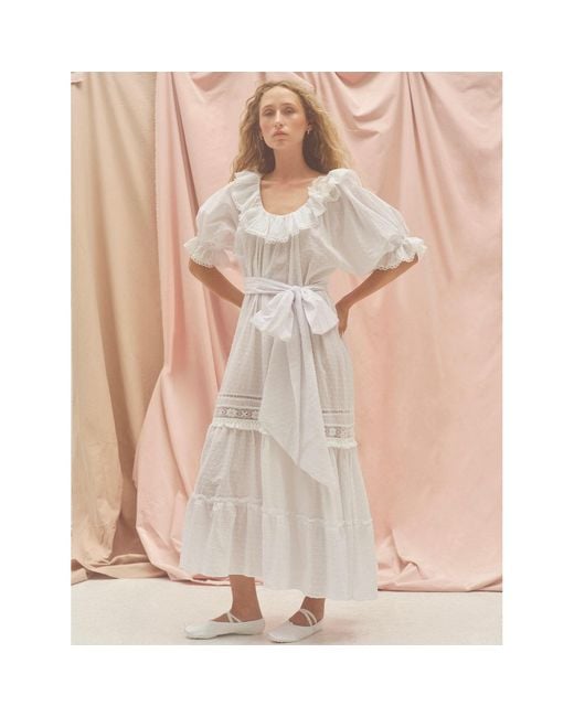 Lisa The Label White Prairie Dress