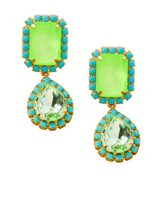 The Pink Reef Green Jewel Drop