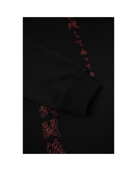 TOKKOU Black Baggy Sweat Top For for men