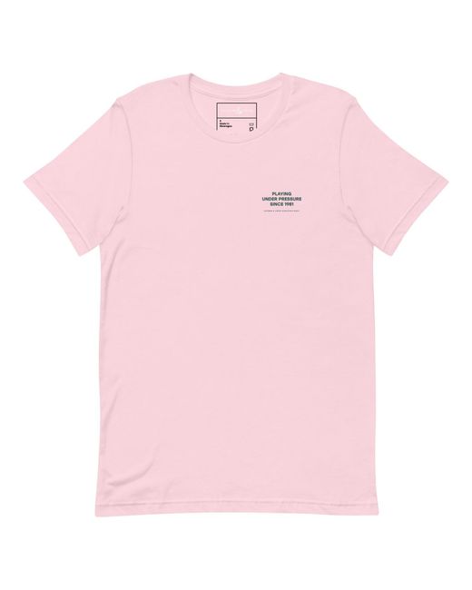 Anchor and Crew Pink Cotton Court Etiquette Tennis Club League Organic Cotton T-Shirt