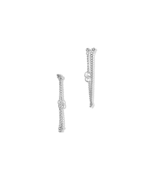 Argento Vivo White The Roxe Chain Link Earring