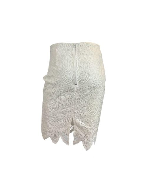 SNIDER Gray Flora Skirt