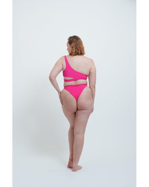 Haus of Mclees Pink Reversible Ace Bikini