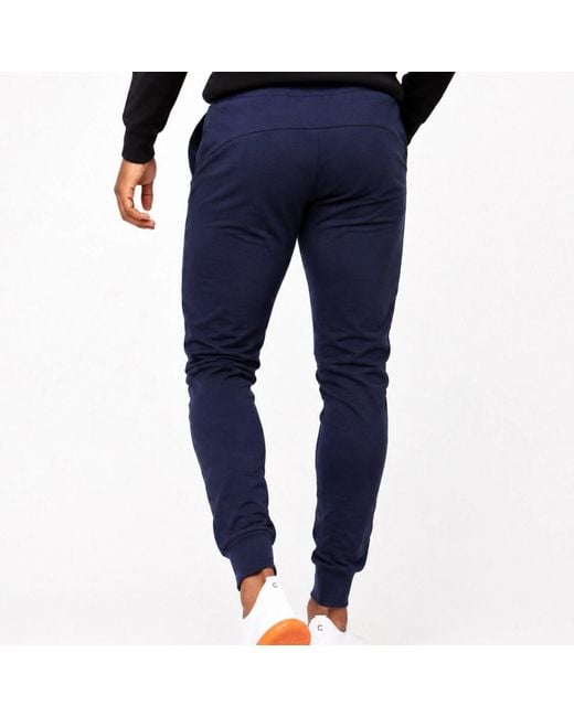 Chuks Collins Blue Geo Cut Sweat Pants-- Diffusion Collection for men
