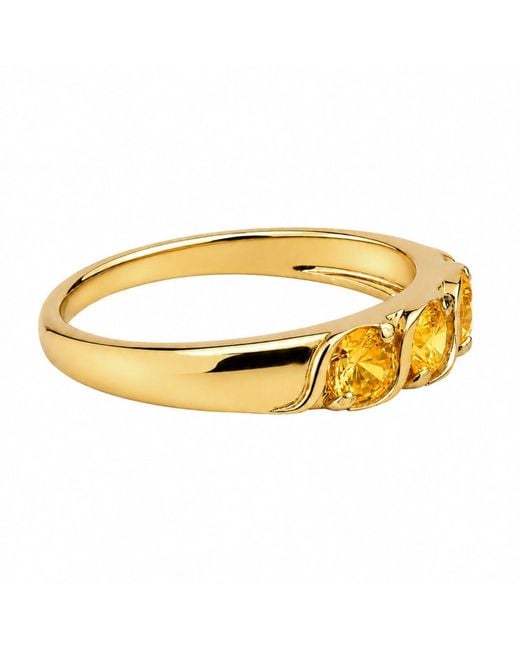Belinda Jewelz Metallic Citrine Vintage Birthstone Ring