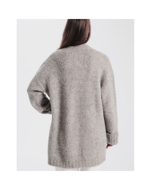 tirillm Brown Cessa Long Cardigan