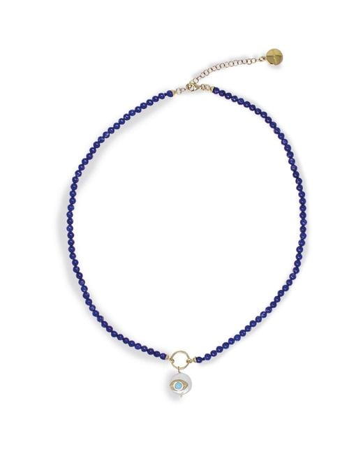 Vintouch Italy Blue Evil Eye Necklace
