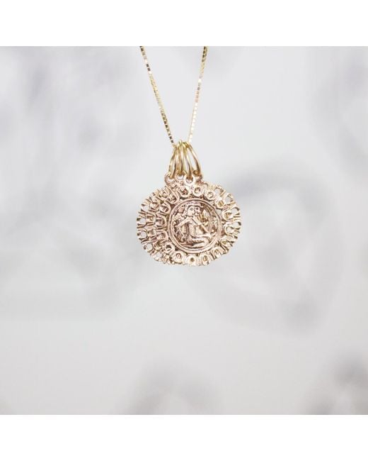 Maya Brenner Metallic Zodiac Pendant