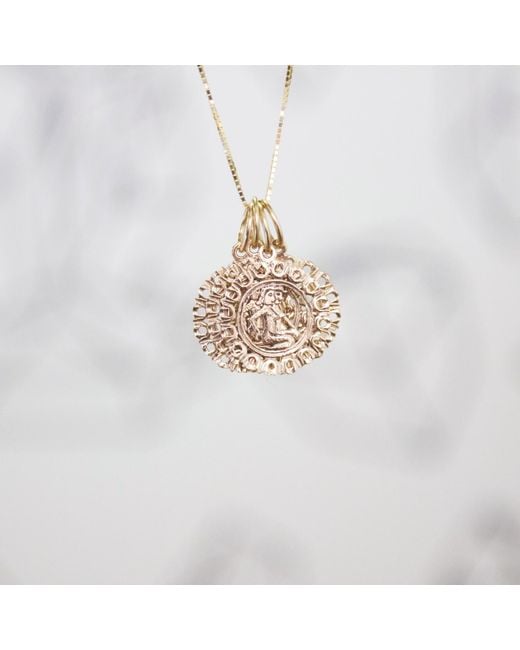 Maya Brenner Metallic Zodiac Pendant
