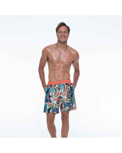 Live Kolibri Blue Board Shorts for men