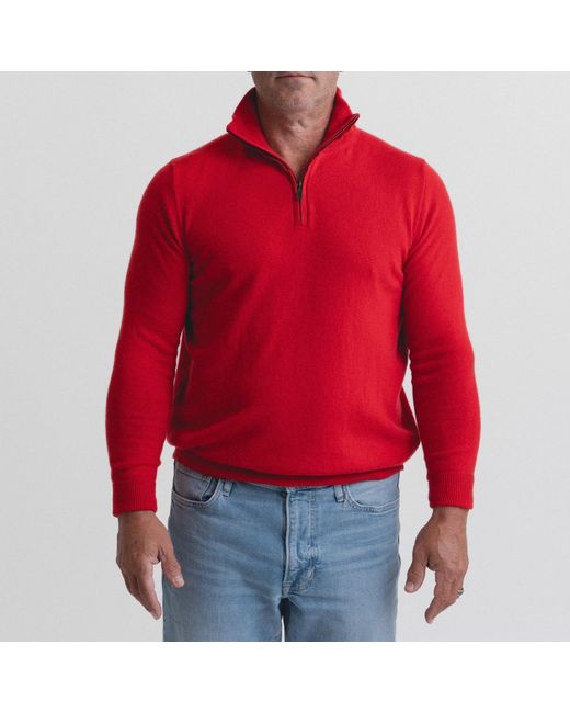 Lindsay Nicholas New York Red Drew Sweater