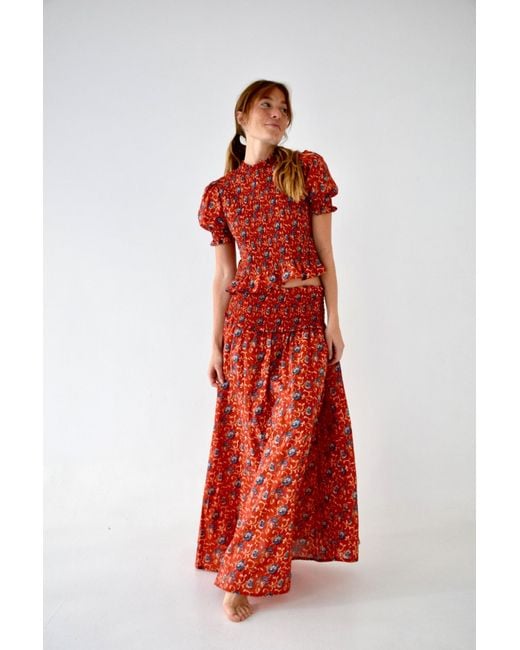Mind Traveler Red Bruna Lily Top