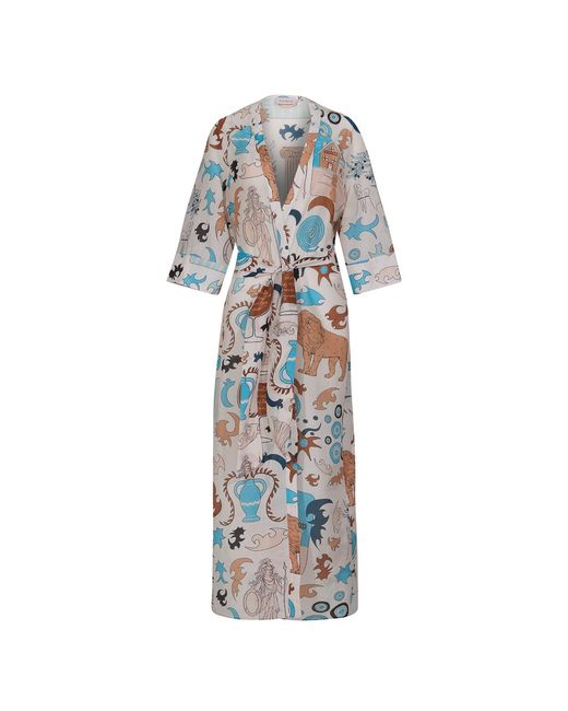 Iodes Blue Patmos Kimono