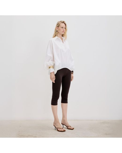 Herfetch White Oversize Basic Shirt