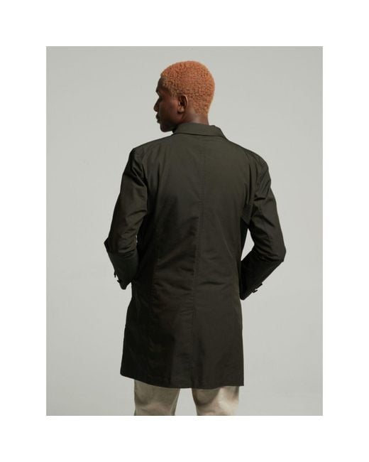 Guards London Black Spitalfield City Raincoat for men