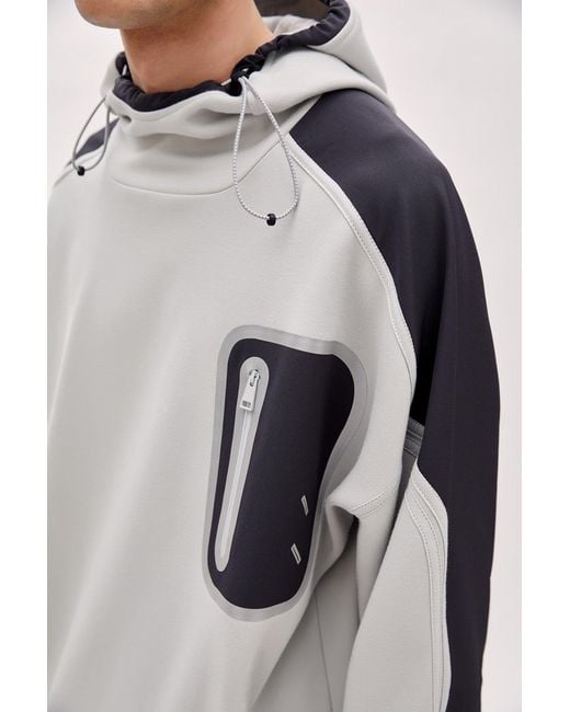 Pcfg Gray Comfort Track Hoodie for men