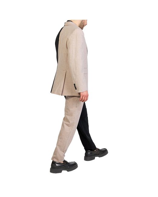 Maison Bogomil Blue Neutrals Color-Block Blazer for men