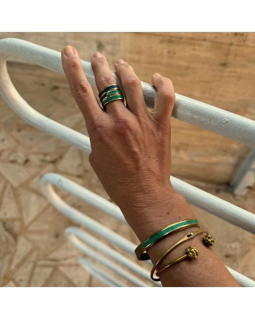 Zeworks Green Jala Malachite Bracelet