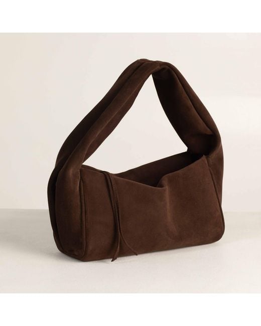 Tarea Studio Brown Suede Brooklyn Bag