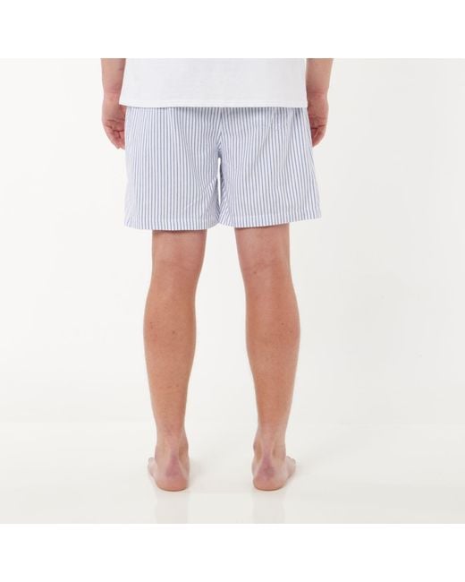 Lounge Blue Loungewear Shorts Monk Seal Design for men