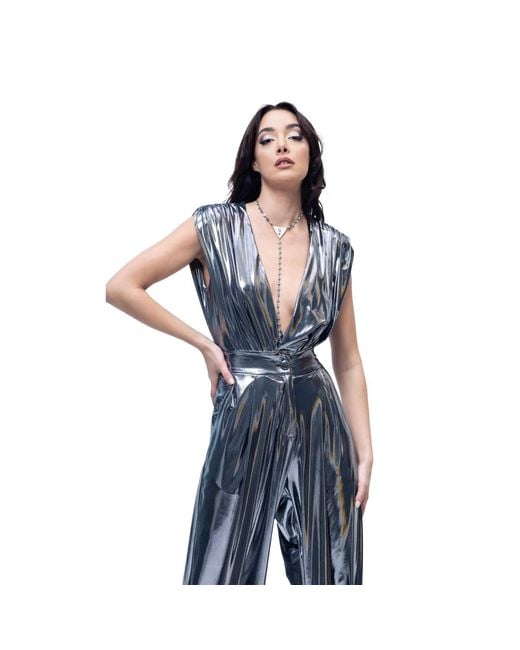 Vazaf Black Foil Bodysuit