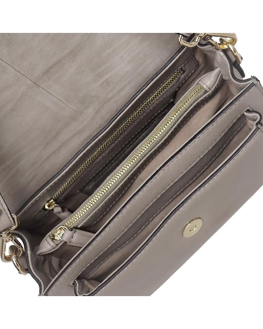 BELYSA Brown Olga Leather Crossbody