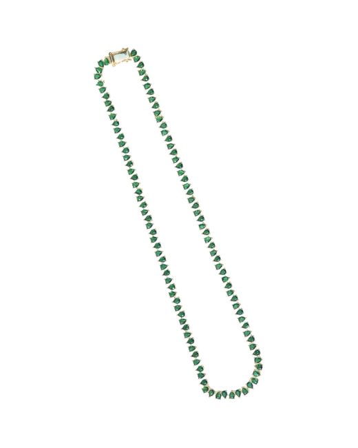 Native Gem Green Duchess Necklace- Emerald
