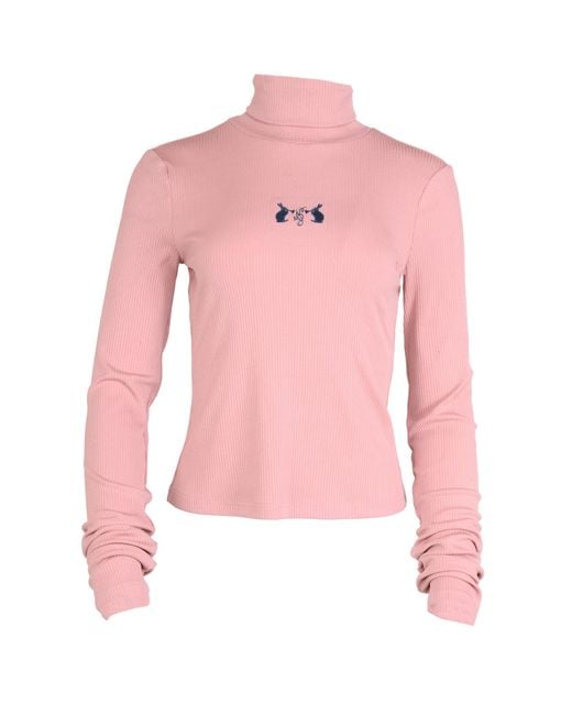 Natalia Petruch Pink Daphne Turtle Neck Sweater
