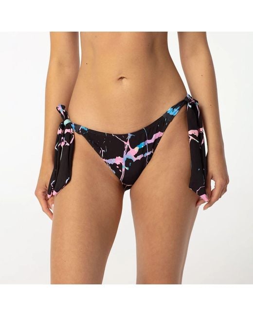Aloha From Deer Blue Nocturnal Glow Bikini Bows Bottom