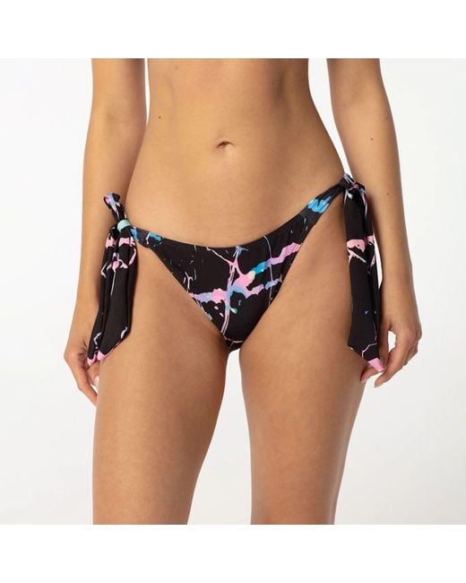 Aloha From Deer Blue Nocturnal Glow Bikini Bows Bottom