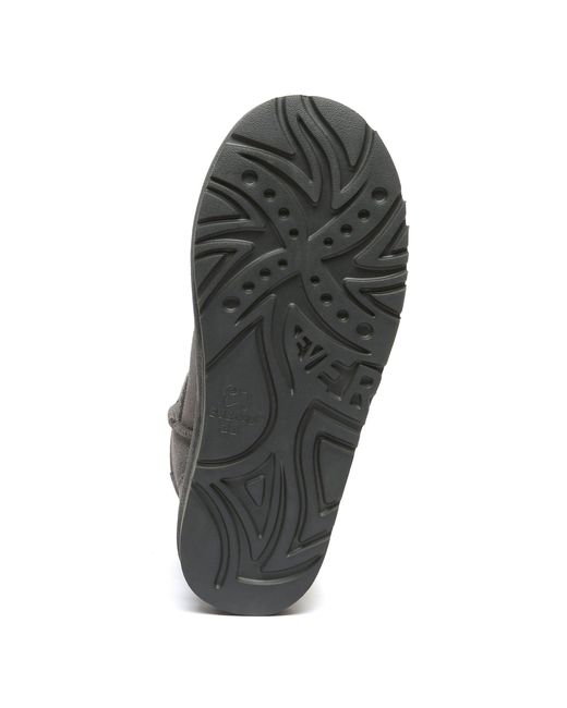 EverAu Australia Gray Ostrich Leather Short Boots