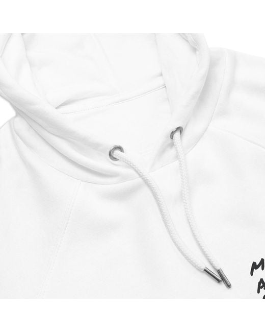 Anchor and Crew White Nine More Amor Por Favor Editions Organic Cotton Hoodie for men