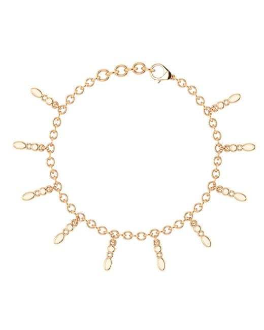 Linda Fiore Metallic Amalei 18K Vermeil Bracelet With Cream Enamel