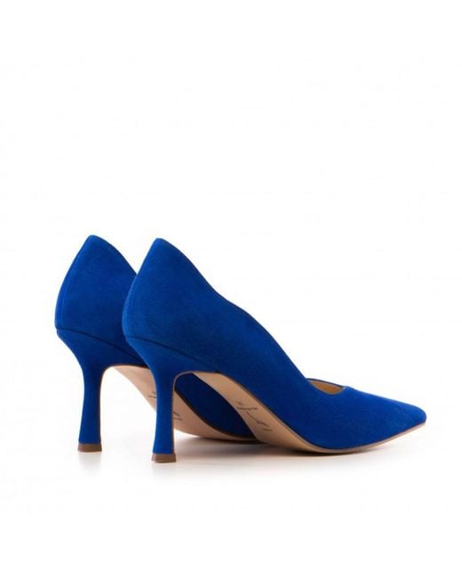 The 5Th Element Blue Amalia Suede Pumps