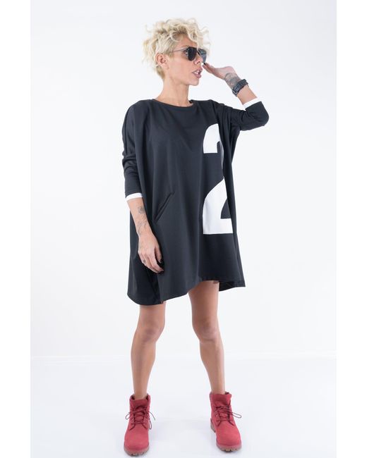 Clothes by Locker Room Black Casual Tunic Dress