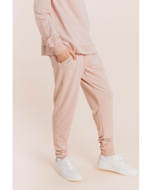 Ocio Leisurewear Pink Classic Softcore Jogger for men